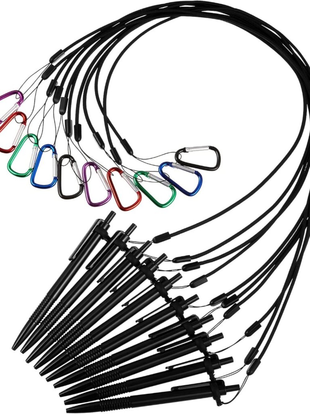 10 Pack Pen Leash for Clipboard